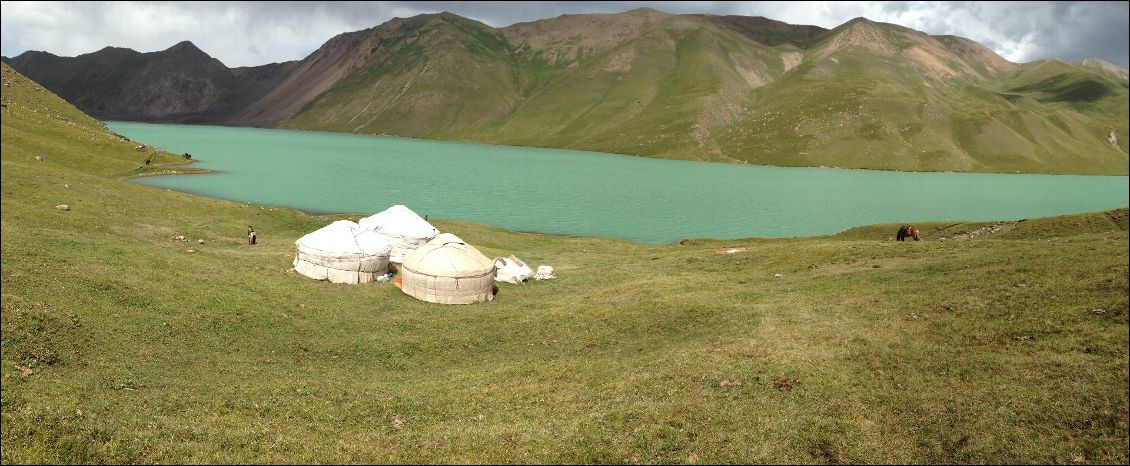 Cyclo-rando en famille, en terre Kirghize - été 2015